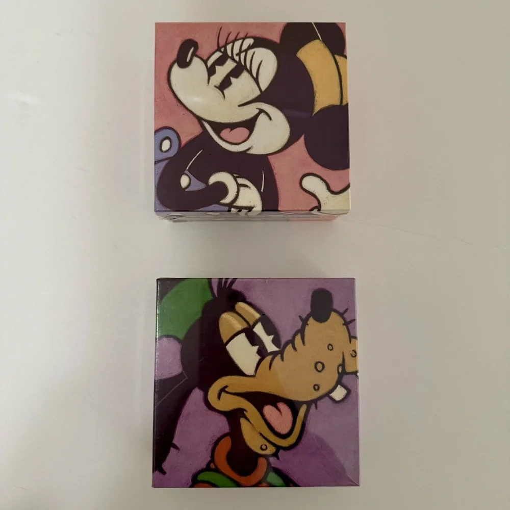 Vintage Disney Mickey & Co Minnie Goofy Notecards 2 Sealed Boxes Michel & Co USA